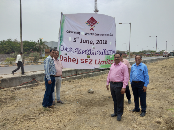 Plantation at Dahej SEZ