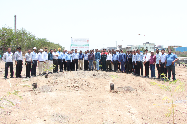 Plantation at Dahej SEZ on World Environment Day 2019